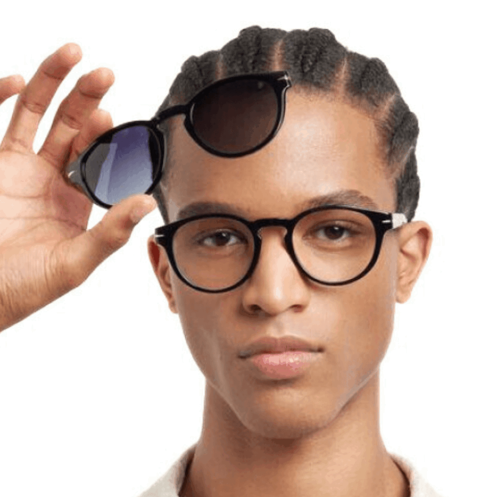 Lunettes David Beckham DB 7104/CS avec clip-on solaire