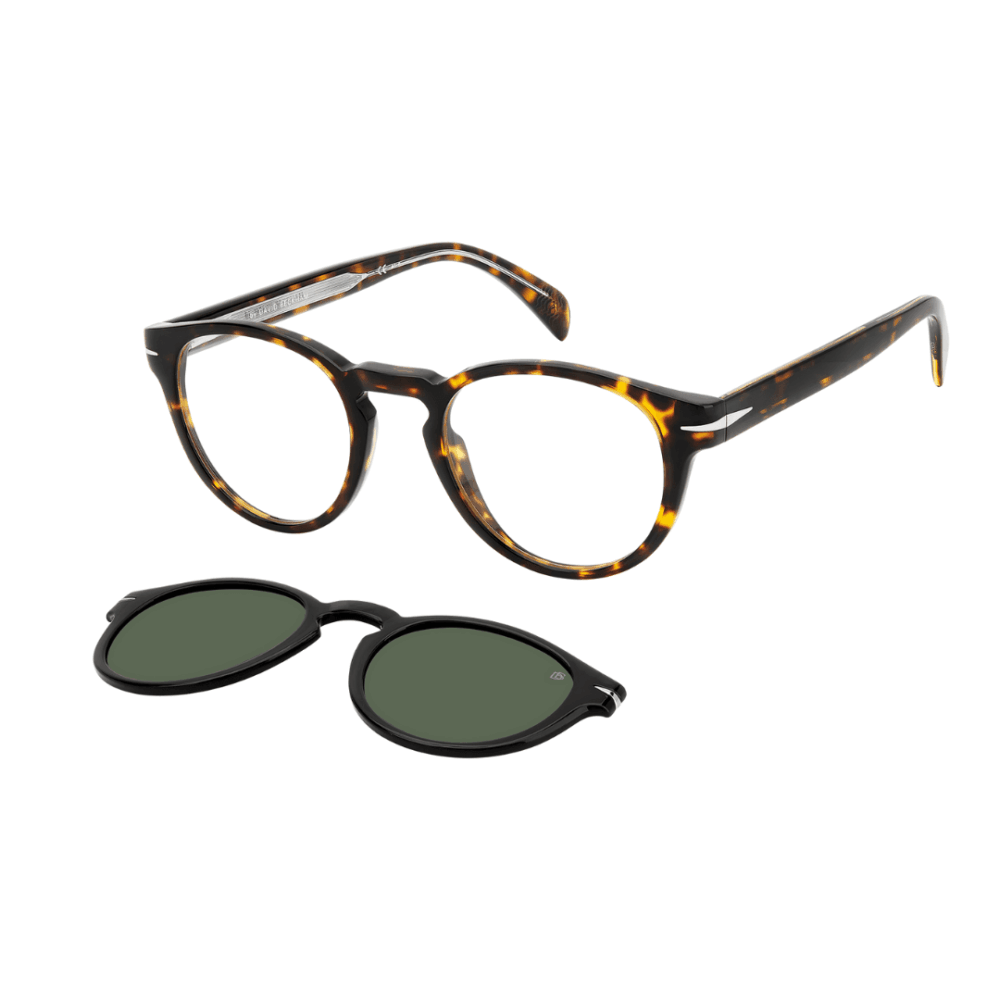 Lunettes David Beckham DB 7104/CS avec clip-on solaire