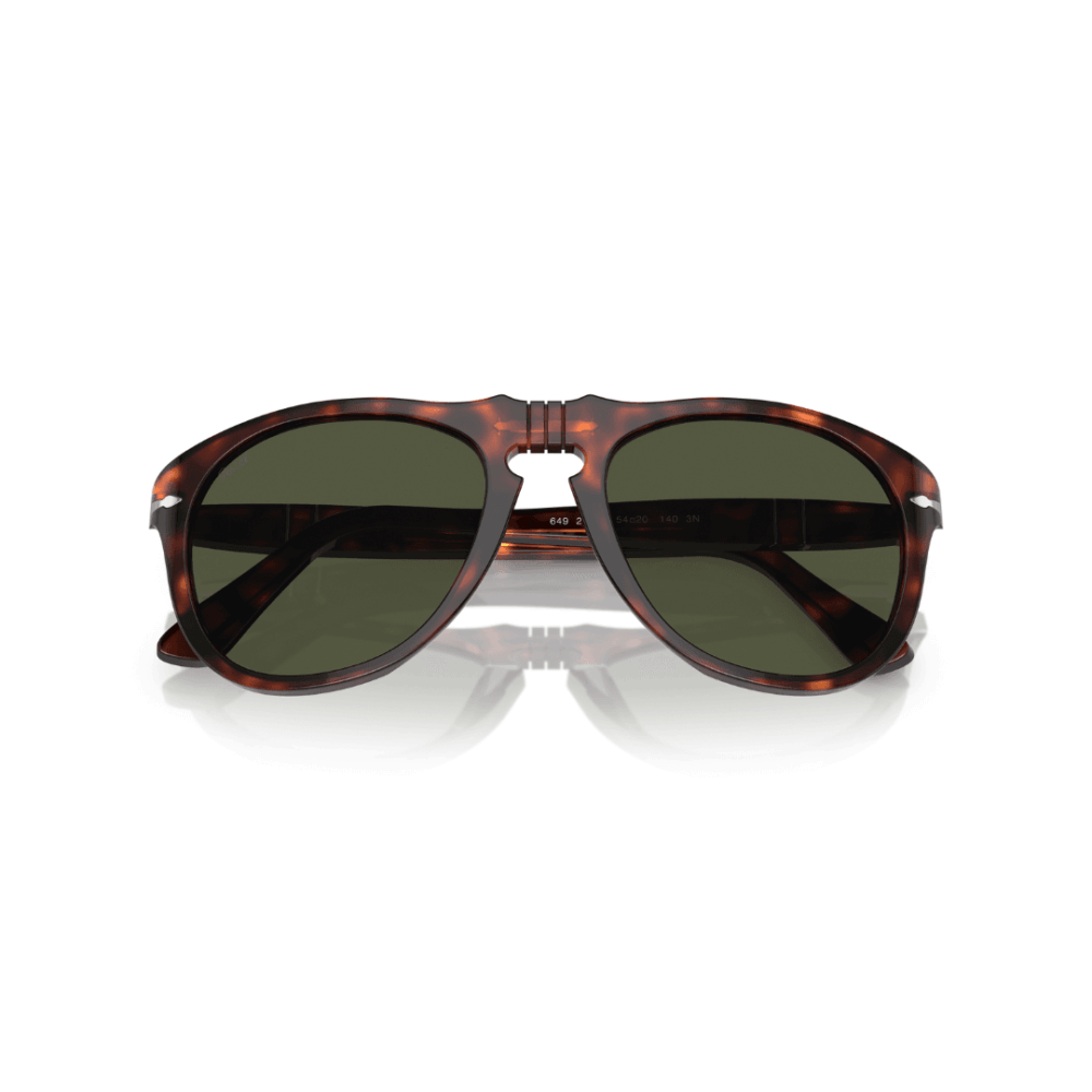 Lunettes de soleil Persol 649 homme – acétate havana, pont clé et verres UV 100 %