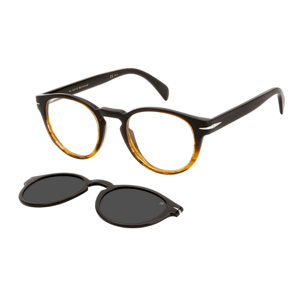 Lunettes David Beckham DB 7104/CS avec clip-on solaire