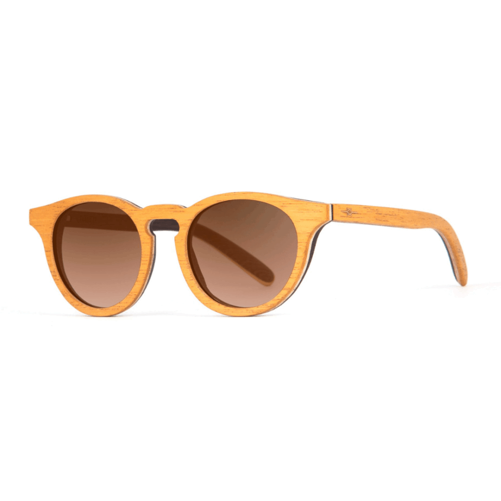 Lunettes Vakay Charlie en bois naturel avec verres UV400 – Azzabi Optic Tunisie