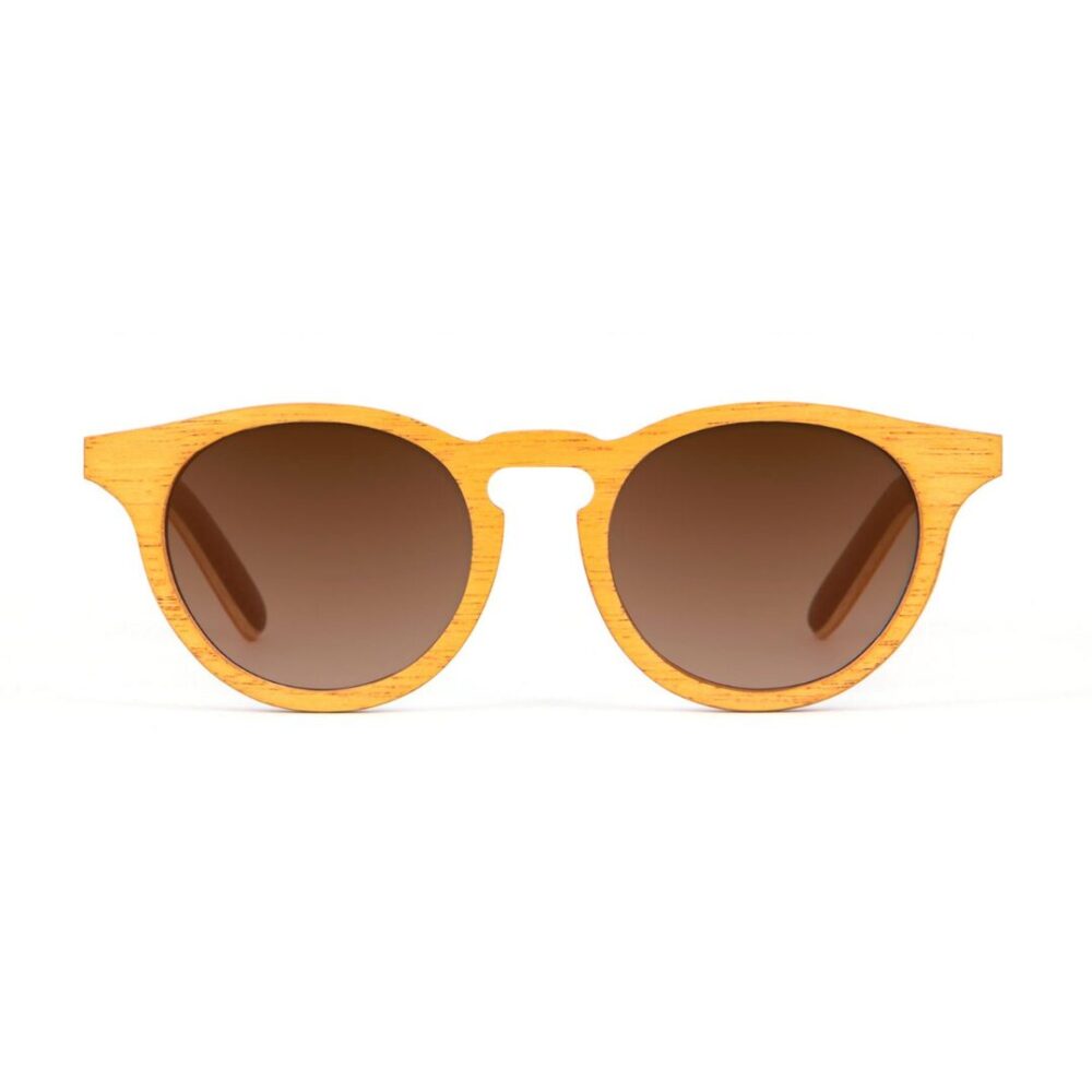 Lunettes Vakay Charlie en bois naturel avec verres UV400 – Azzabi Optic Tunisie