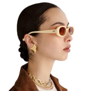 Lunettes Le Specs Outta Love - modèle ovale style années 90