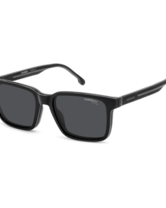 Lunettes de vue clip on Carrera CA8069/CS pour homme - Modèle carré noir avec système magnétique