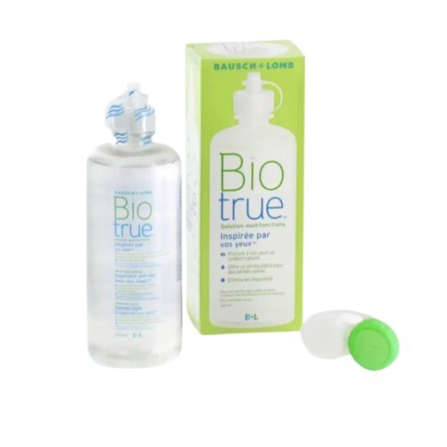 Solution entretien lentilles BIOTRUE Bausch & Lomb 300ml produit d'entretien lentilles contact
