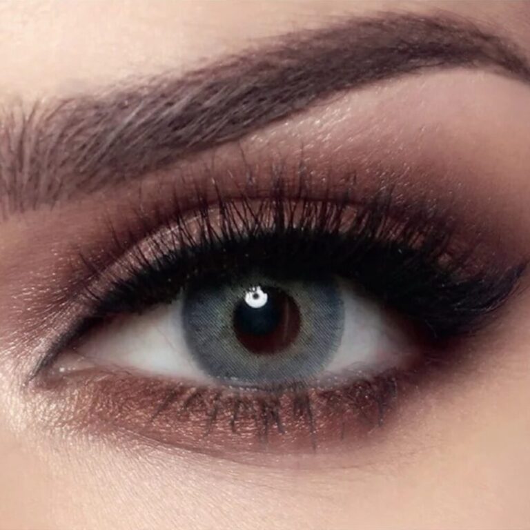 Lentilles de couleur Bella Elite Midnight Blue - effet naturel bleu intense sur yeux