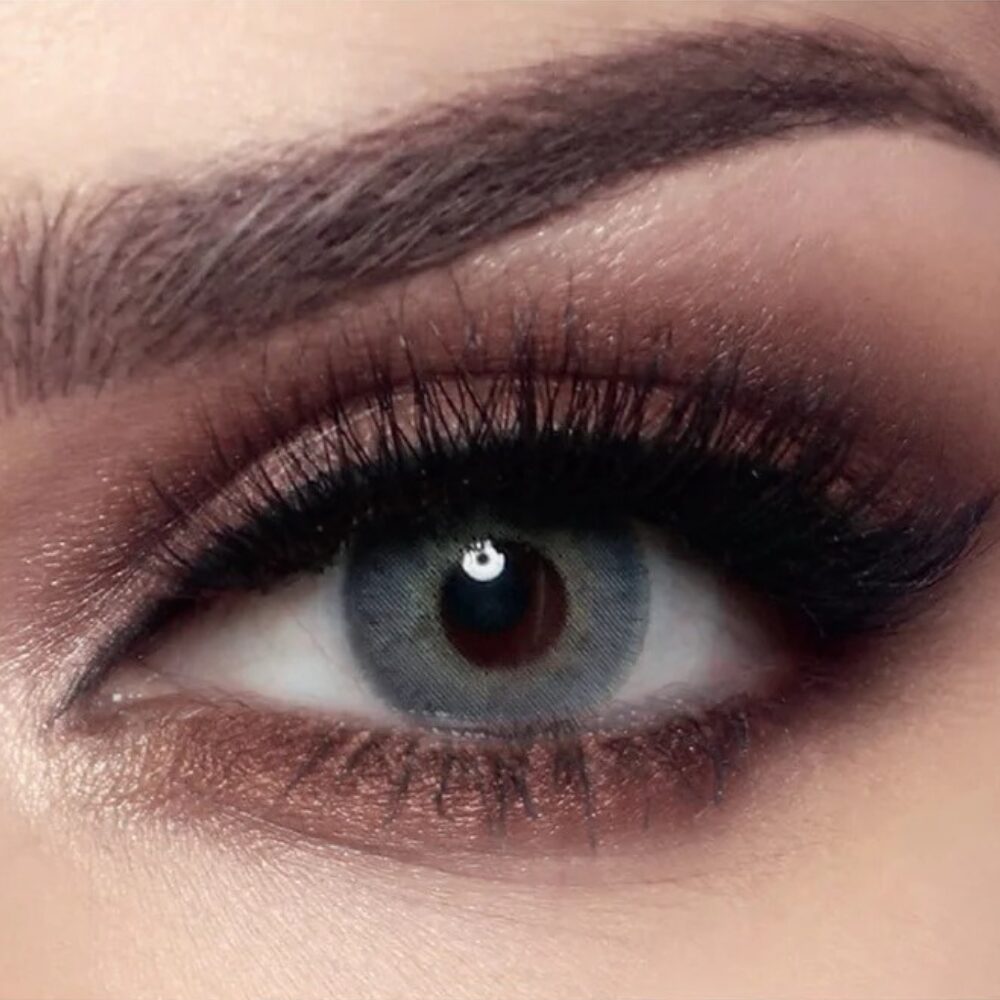 Lentilles de couleur Bella Elite Midnight Blue - effet naturel bleu intense sur yeux