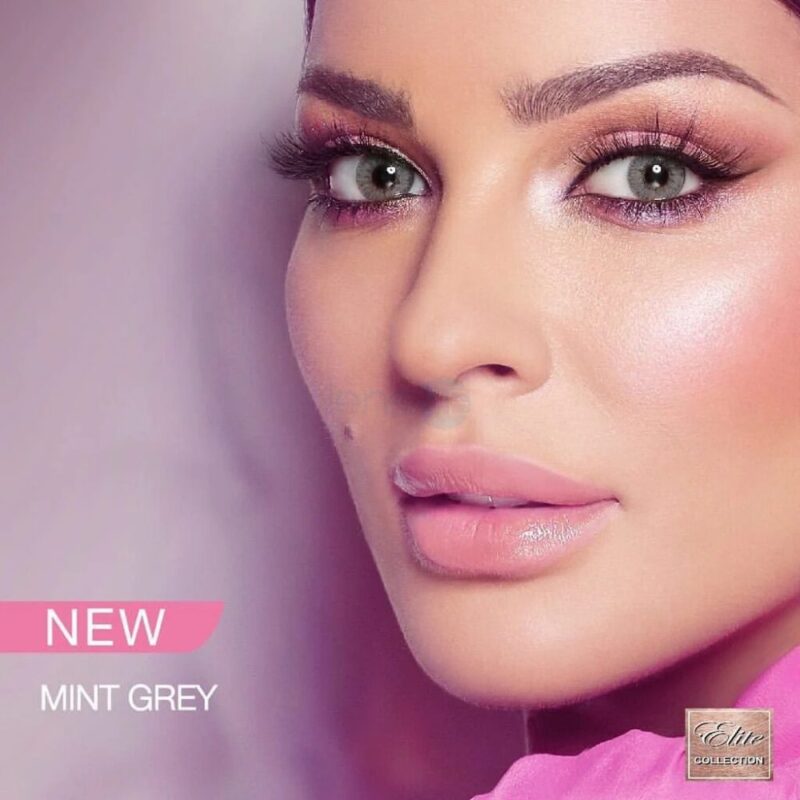 Lentilles de couleur Mint Gray Bella Elite – AZZABI OPTIC Lentilles Bella Elite Mint Gray pour un effet naturel et lumineux