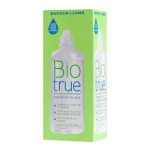 Solution entretien lentilles BIOTRUE Bausch & Lomb 300ml produit d'entretien lentilles contact