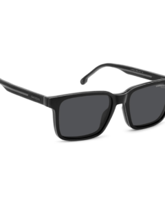 Lunettes de vue clip on Carrera CA8069/CS pour homme - Modèle carré noir avec système magnétique