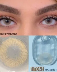 Lentilles de couleur Freshtone Hazelnut
