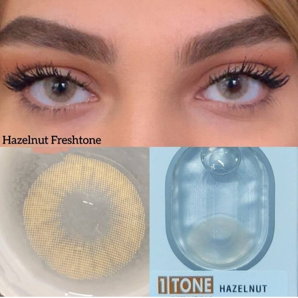 Lentilles de couleur Freshtone Hazelnut