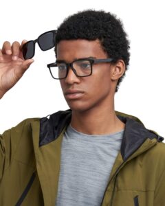Lunettes de vue clip on Carrera CA8069/CS pour homme - Modèle carré noir avec système magnétique