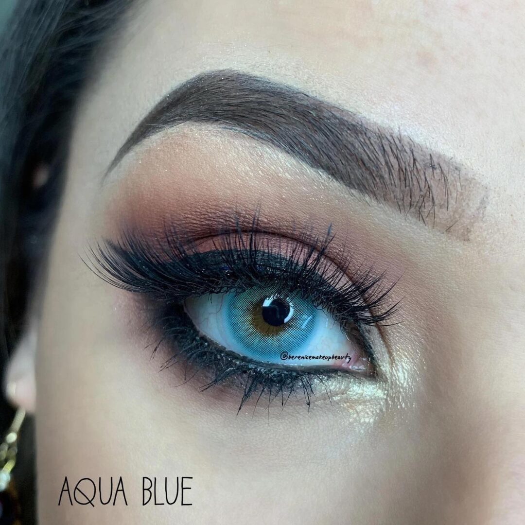 lentille de couleur Freshtone Aqua Blue
