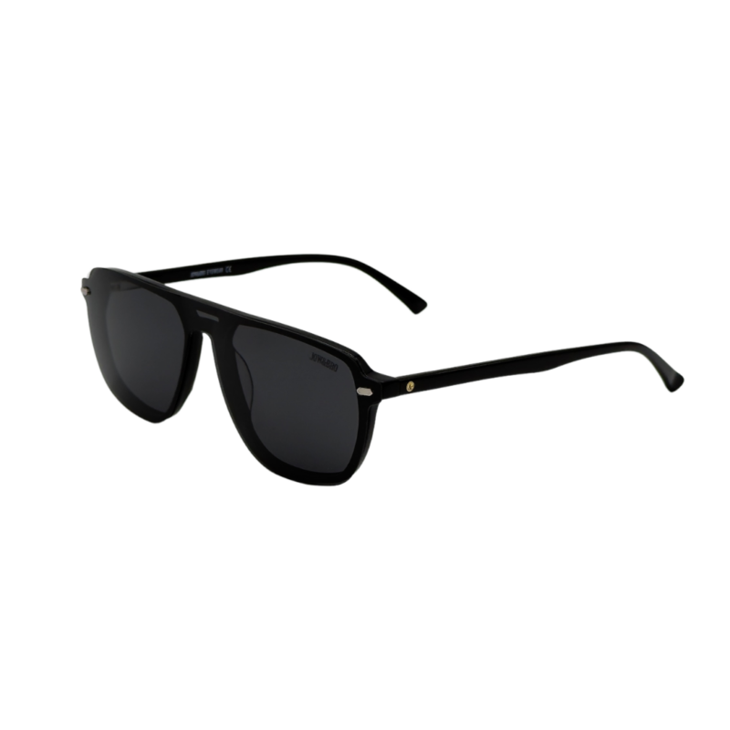 Clip on JOW&BRO C2020 pour lunettes de vue - AZZABI OPTIC Clip on JOW&BRO modèle C2020 monté sur lunettes de vue, protection polarisée anti-UV