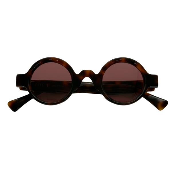 Lunettes de soleil JOCA MINI forme ronde artisanale - acétate mazzucheli fait main Tunisie - verres ZEISS