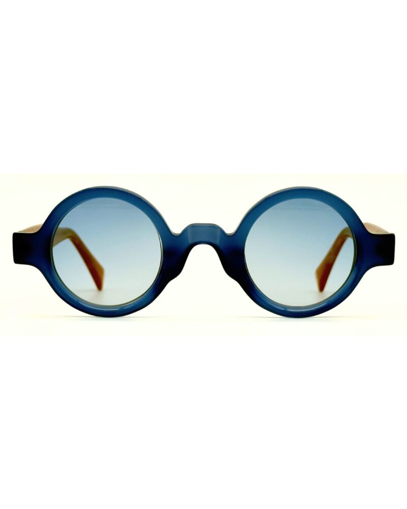 Lunettes de soleil JOCA MINI forme ronde artisanale - acétate mazzucheli fait main Tunisie - verres ZEISS