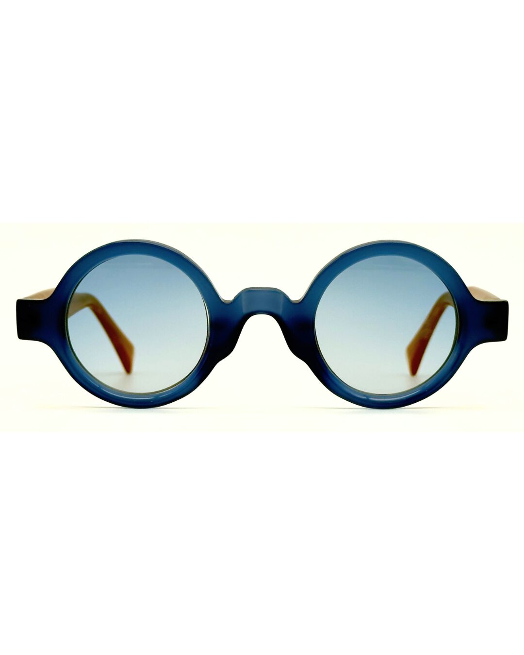 Lunettes de soleil JOCA MINI forme ronde artisanale - acétate mazzucheli fait main Tunisie - verres ZEISS