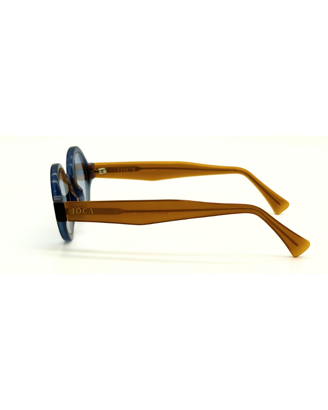 Lunettes de soleil JOCA MINI forme ronde artisanale - acétate mazzucheli fait main Tunisie - verres ZEISS