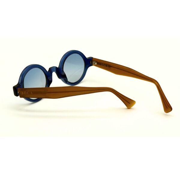 Lunettes de soleil JOCA MINI forme ronde artisanale - acétate mazzucheli fait main Tunisie - verres ZEISS