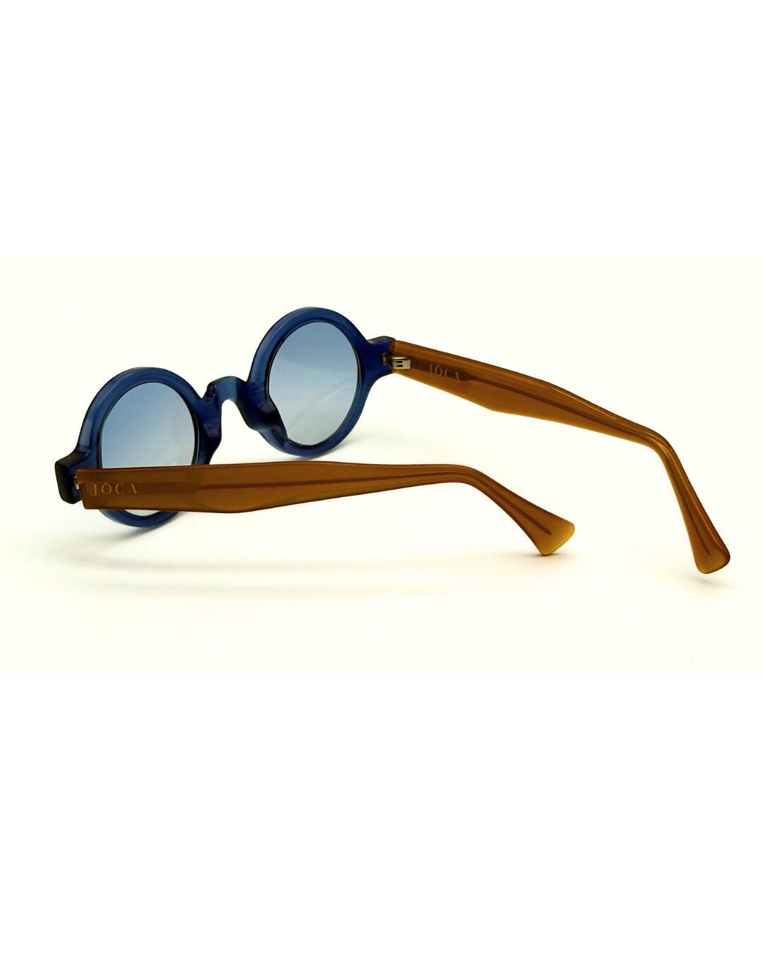 Lunettes de soleil JOCA MINI forme ronde artisanale - acétate mazzucheli fait main Tunisie - verres ZEISS