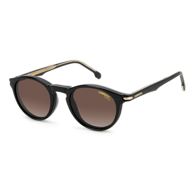 Clip on CARRERA CA297/CS monté sur lunettes de vue, système protection solaire pratique