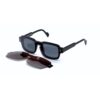 Lunettes de vue Noé & Noah modèle 12952M avec appliques solaires clip on polarisantes anti-UV