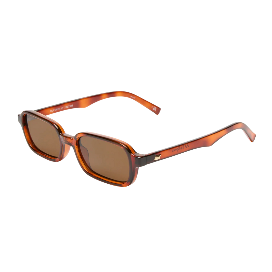 Lunettes de soleil LESPECS PILFERER couleur marron, modèle unisexe