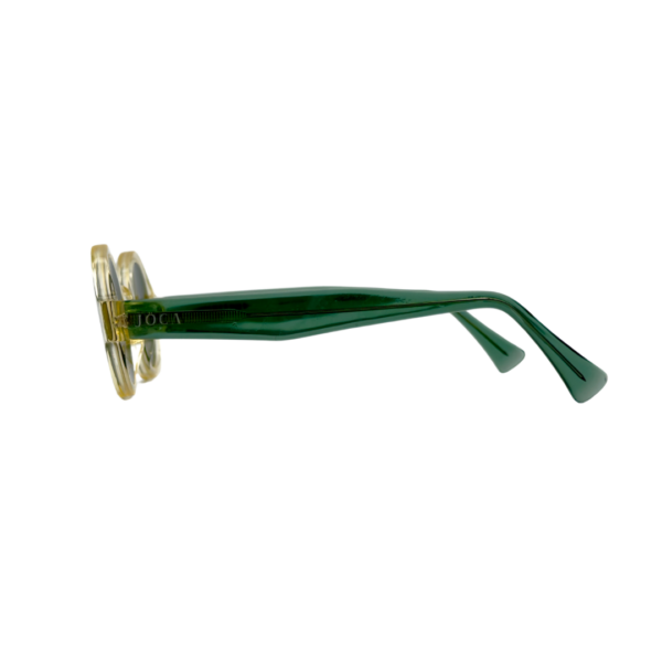 Lunettes de soleil JOCA MINI forme ronde artisanale - acétate mazzucheli fait main Tunisie - verres ZEISS