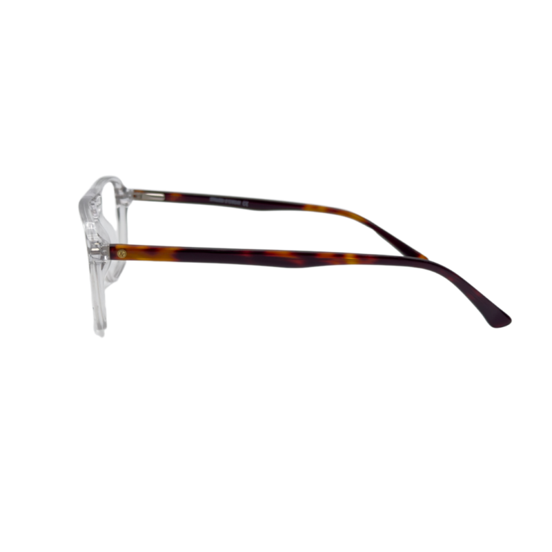 Clip on JOW&BRO C2020 pour lunettes de vue - AZZABI OPTIC Clip on JOW&BRO modèle C2020 monté sur lunettes de vue, protection polarisée anti-UV