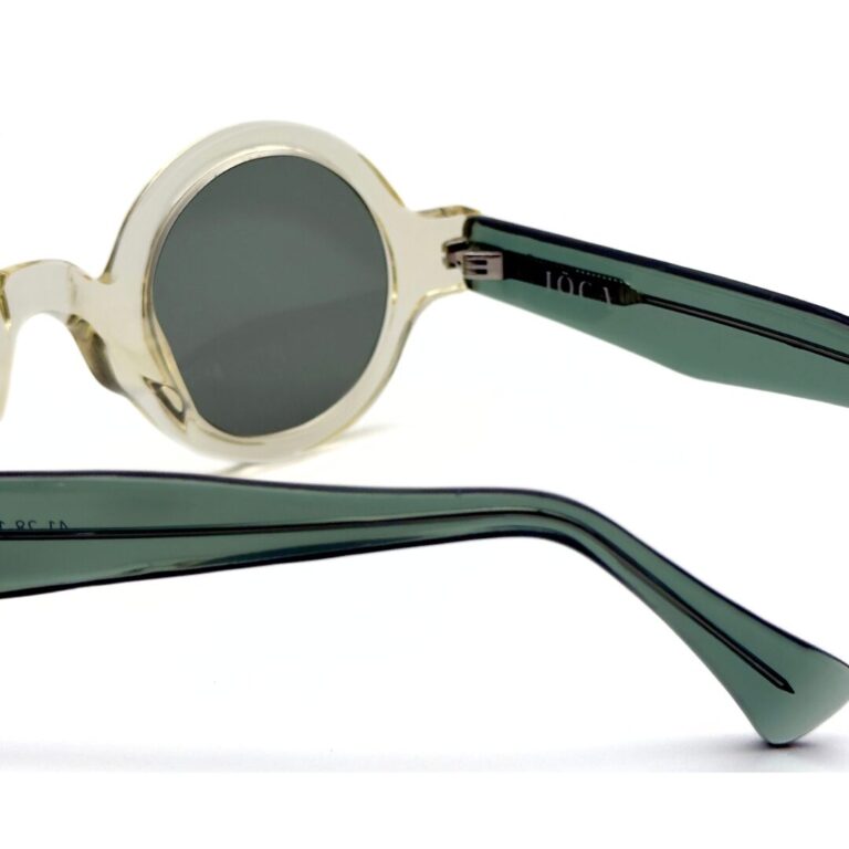 Lunettes de soleil JOCA MINI forme ronde artisanale - acétate mazzucheli fait main Tunisie - verres ZEISS