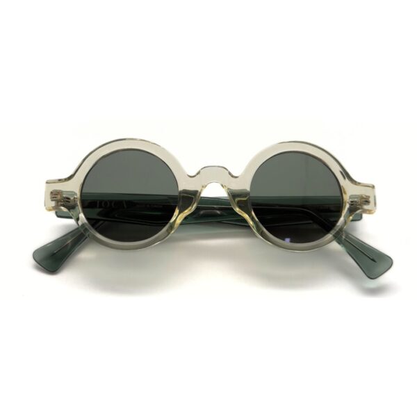 Lunettes de soleil JOCA MINI forme ronde artisanale - acétate mazzucheli fait main Tunisie - verres ZEISS