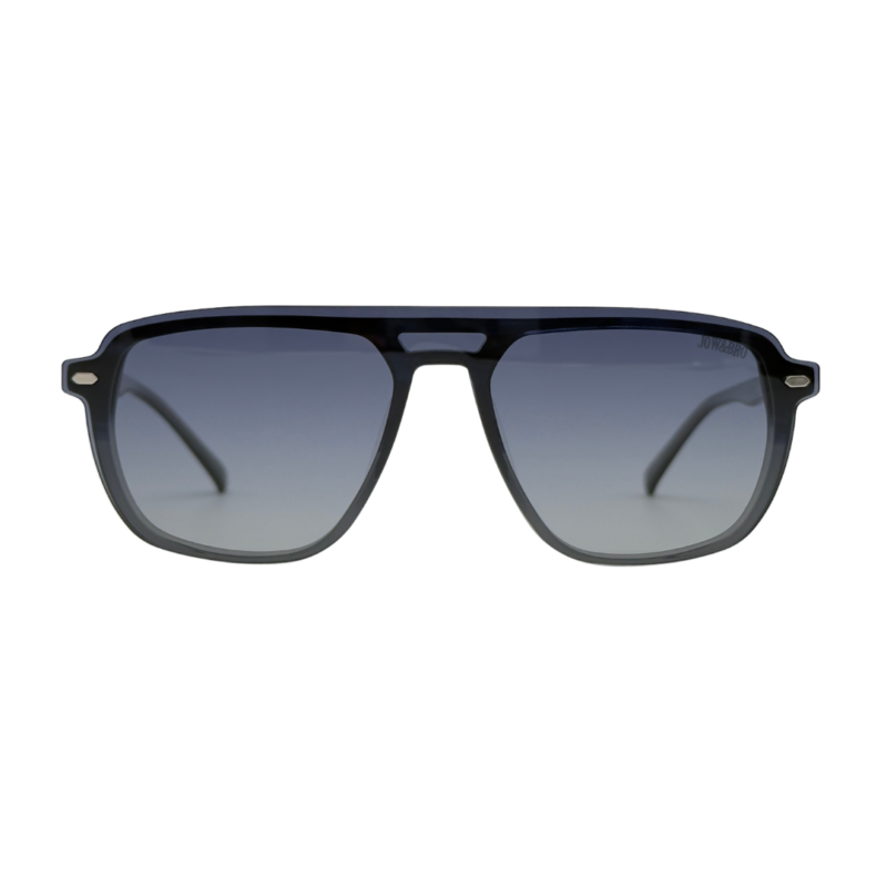 Clip on JOW&BRO C2020 pour lunettes de vue - AZZABI OPTIC Clip on JOW&BRO modèle C2020 monté sur lunettes de vue, protection polarisée anti-UV