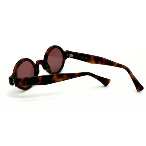 Lunettes de soleil JOCA MINI forme ronde artisanale - acétate mazzucheli fait main Tunisie - verres ZEISS