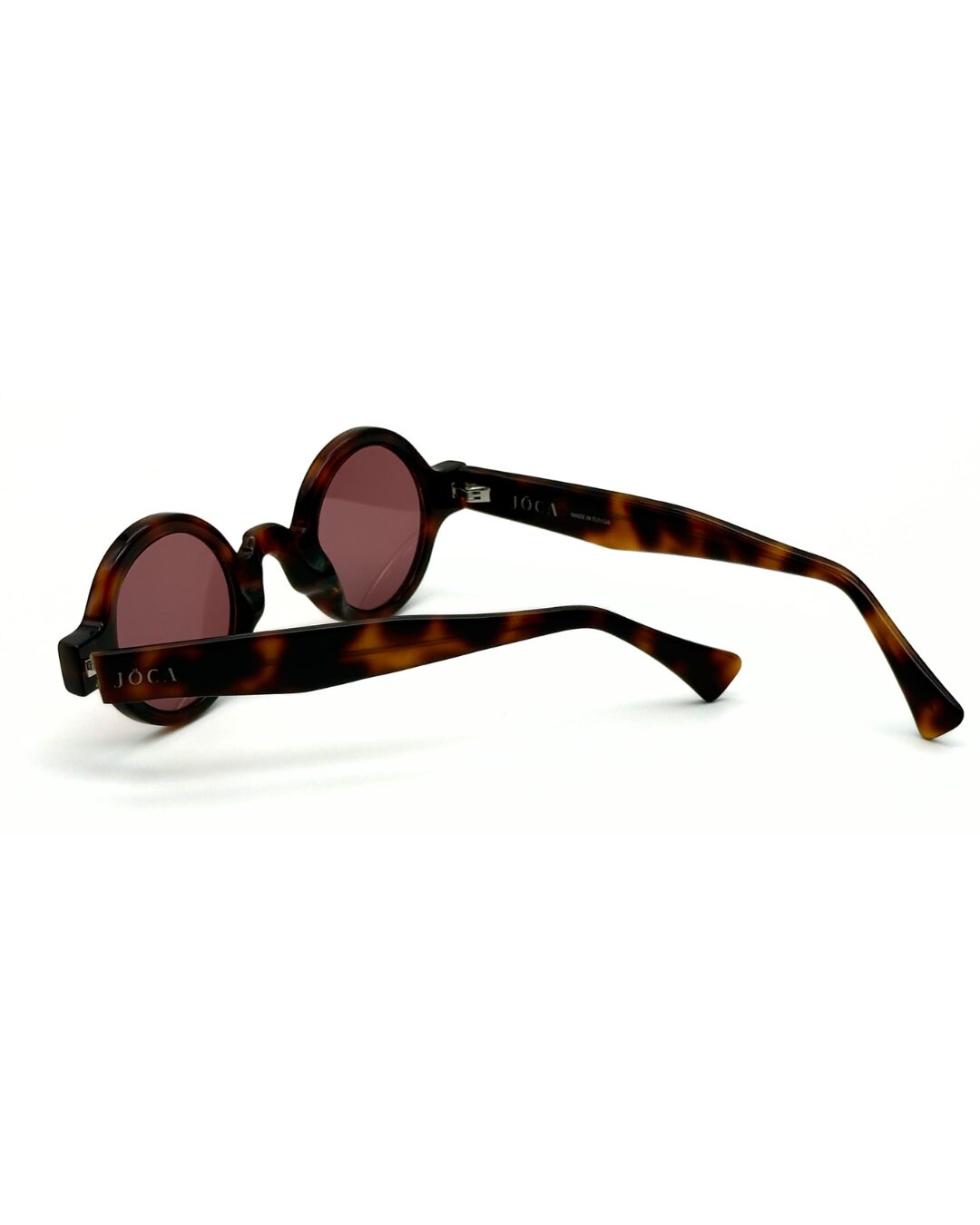 Lunettes de soleil JOCA MINI forme ronde artisanale - acétate mazzucheli fait main Tunisie - verres ZEISS