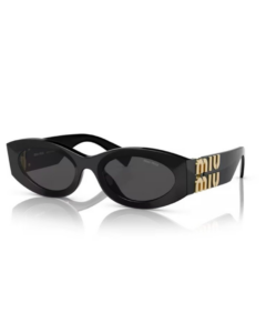 sublime-miu-miu-11ws-lunette-femme Lunettes de soleil femme Miu Miu 11WS noires monture ovale acétate Azzabi Optic