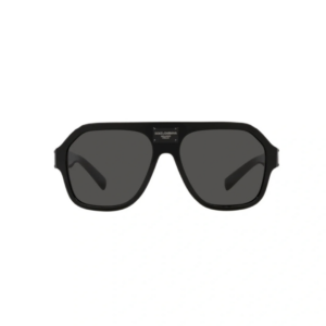 Lunettes de soleil Dolce & Gabbana modèle DG 4433 pour homme, monture noire design carré