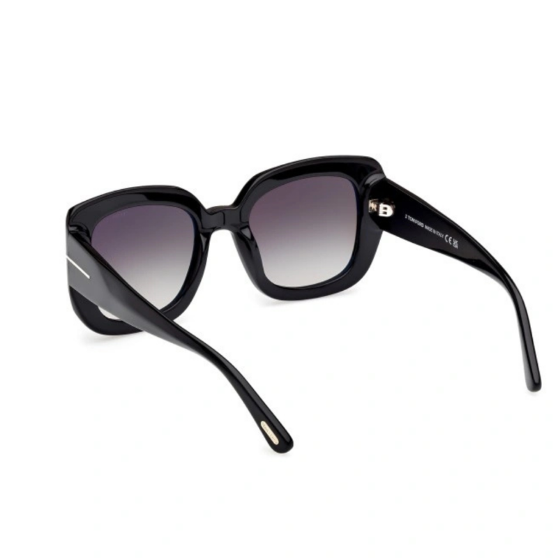 TOM FORD CARLA 02 TF1220 - Lunettes de soleil femme oversized carré TOM FORD CARLA 02 TF1220 lunettes de soleil femme monture oversized carrée