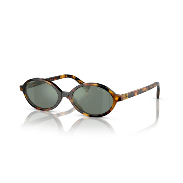 Lunettes de soleil femme Miu Miu modèle Regard MU 04ZS en acétate ovale