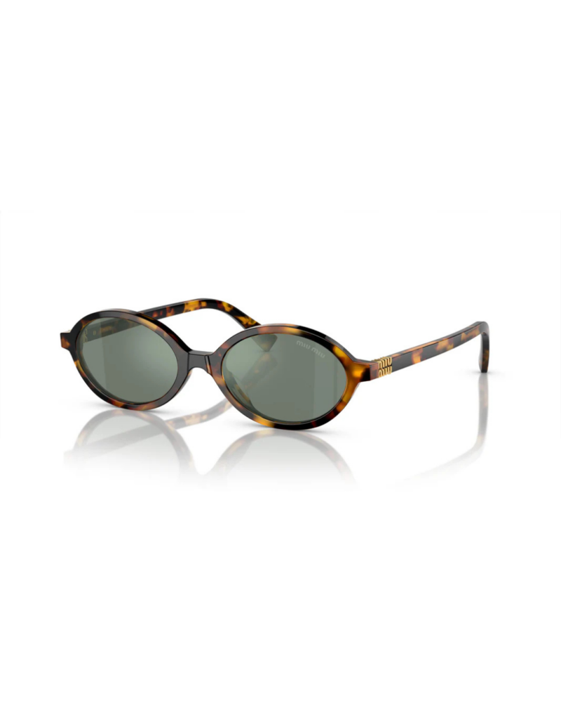 Lunettes de soleil femme Miu Miu modèle Regard MU 04ZS en acétate ovale