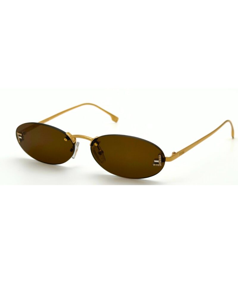 Fendi-First-Crystal-FE4075US 3-4-Azzabioptic Lunettes de soleil Fendi First Crystal FE4075US femme Azzabioptic