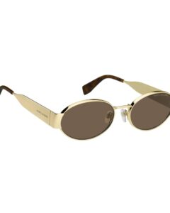 Lunettes de soleil femme Marc Jacobs MARC 806/S, modèle ovale en métal fabriqué en Italie