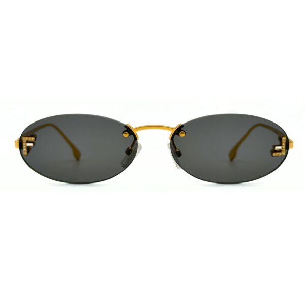 lunettes-soleil-fendi-first-crystal-fe4075us face-gris-tunisie.jpg VTO Lunettes FENDI First Crystal FE4075US gris fumé femme luxe La Marsa AZZABI OPTIC