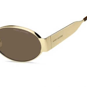 Lunettes de soleil femme Marc Jacobs MARC 806/S, modèle ovale en métal fabriqué en Italie