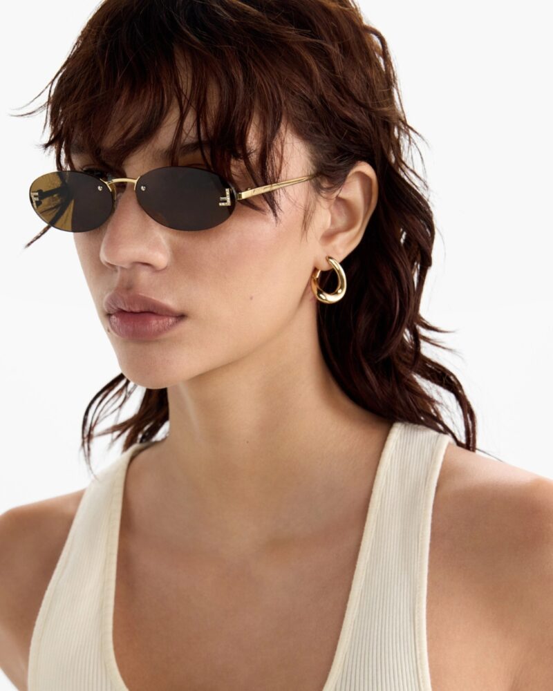 lunettes-soleil-fendi-first-crystal-fe4075us-marron-tunisie.jpg Lunettes de soleil FENDI First Crystal FE4075US femme marron sans monture chez AZZABI OPTIC Tunisie