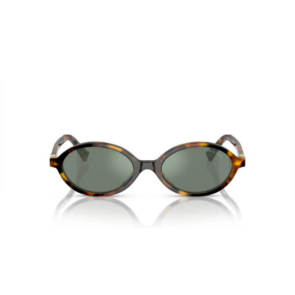 Lunettes de soleil femme Miu Miu modèle Regard MU 04ZS en acétate ovale