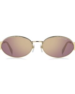 Lunettes de soleil femme Marc Jacobs MARC 806/S, modèle ovale en métal fabriqué en Italie