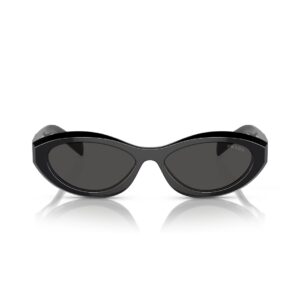 Lunettes de soleil Prada SPR 26Z (Noir) - Vue de face