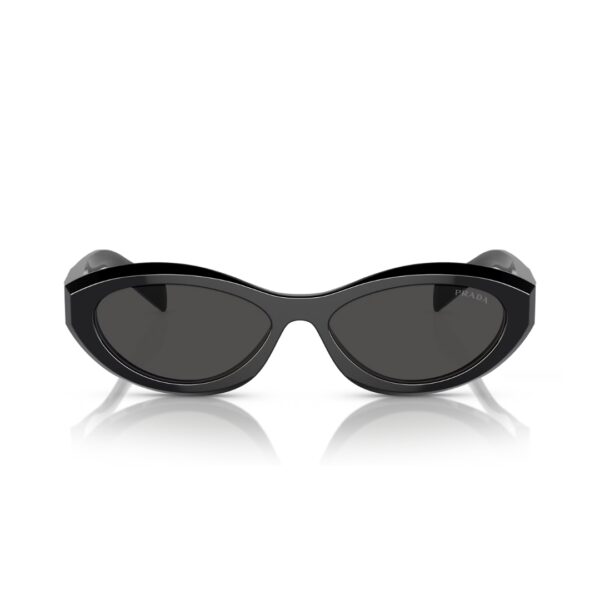 Lunettes de soleil Prada SPR 26Z (Noir) - Vue de face