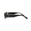 Lunettes de soleil Blue Eyes modèle AK17219, monture ovale vintage en métal et acétate pour femme et homme.